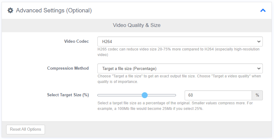 reduce video size online free without watermark